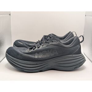 Hoka One One Bondi 8 Shoes Black Men's Size 10 2E
